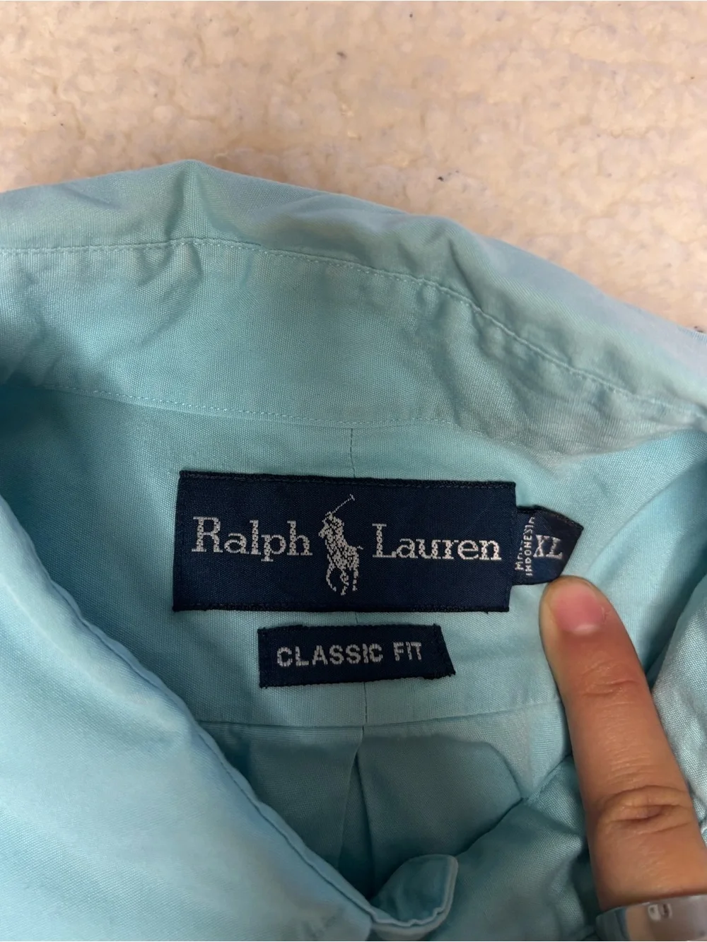 Polo Ralph Lauren Men Blue Classic Fit Short Sleeve Button Shirt